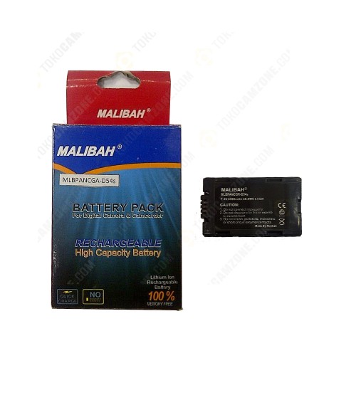 Malibah Battery D54S for Panasonic AGDVX-102